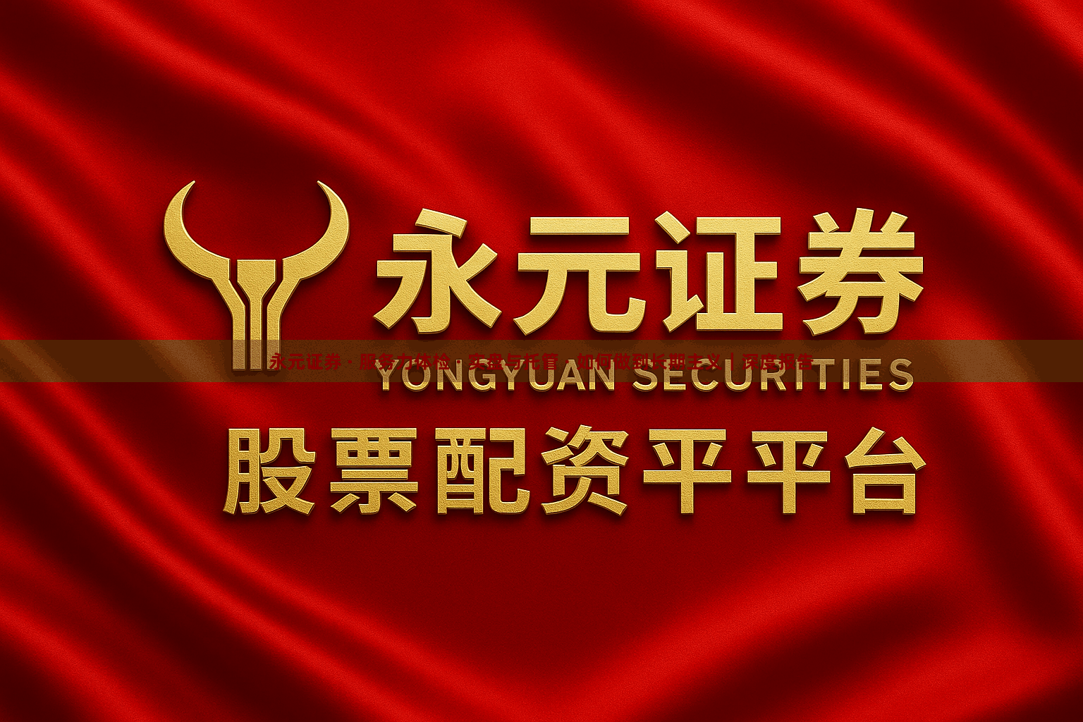 永元证券 · 服务力体检 · 实盘与托管 · 如何做到长期主义｜深度报告